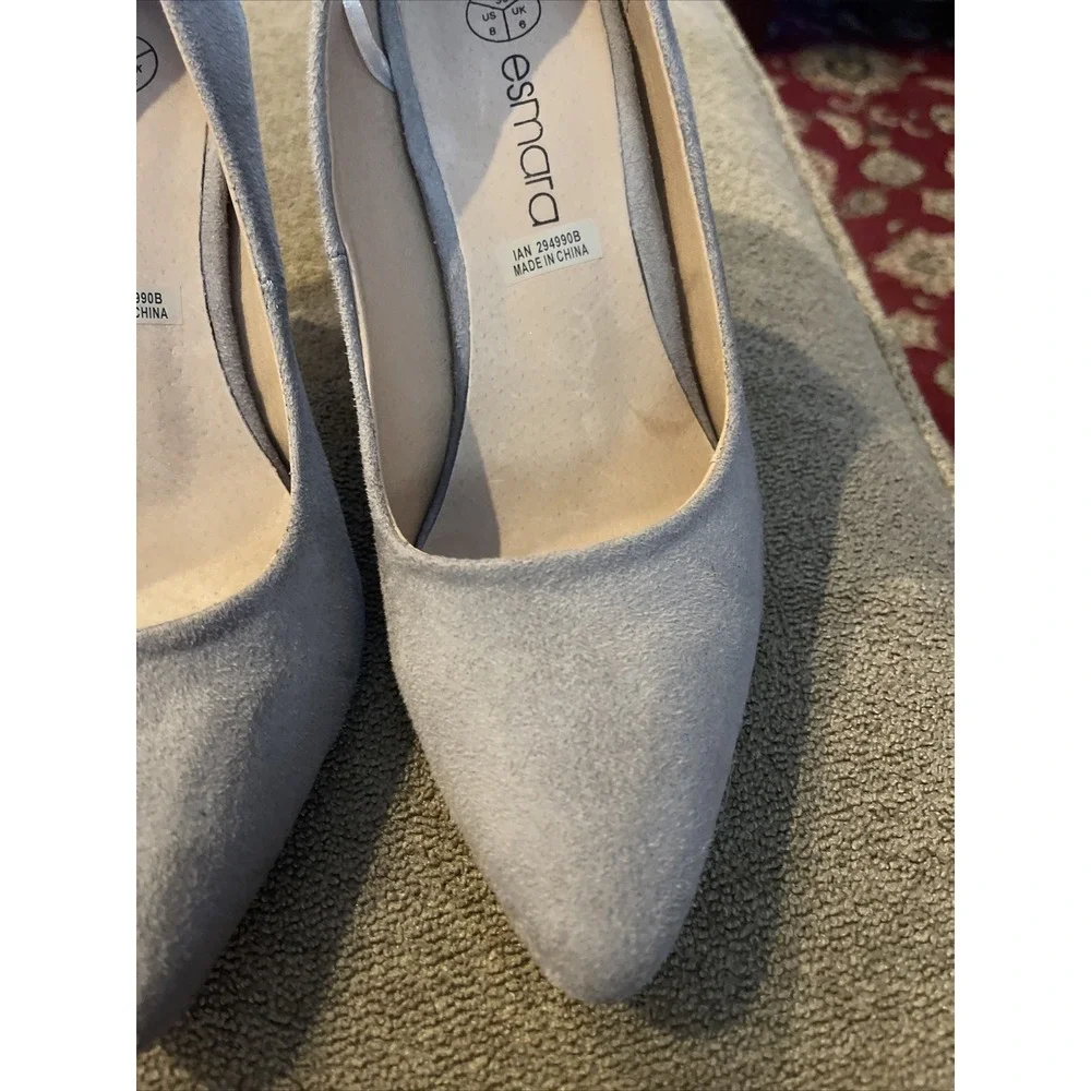 Esmara Ladies Women's Pumps Shoes Size 8 Heels Suede (TD)